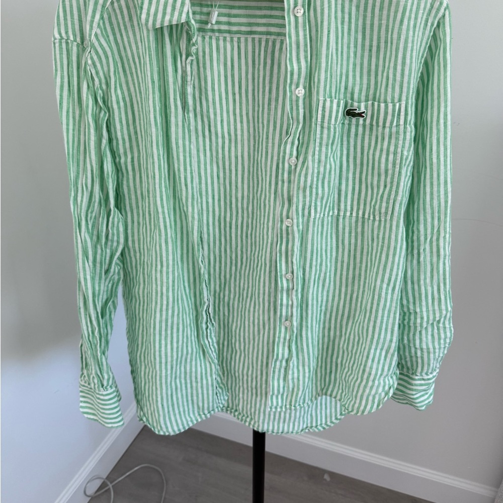 Lacoste Women’s Striped linnen  Shirt